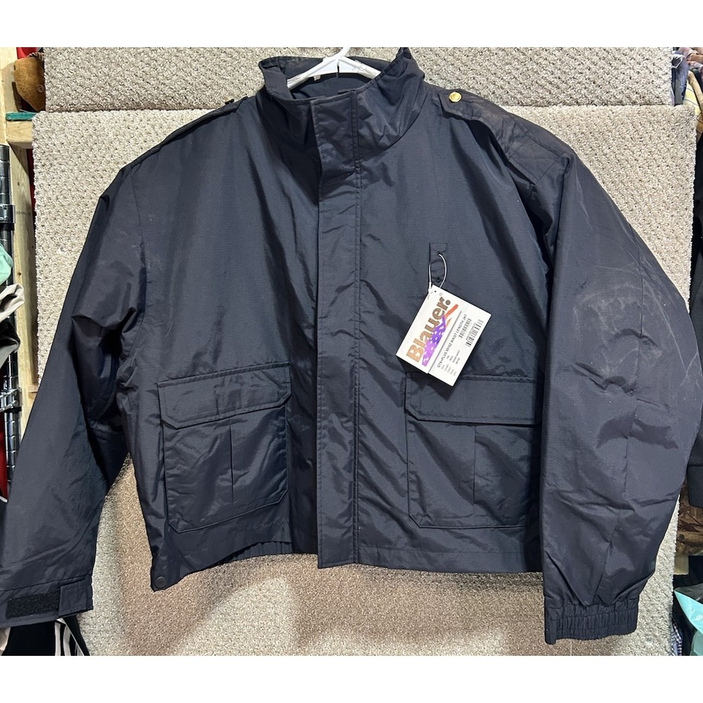 Blauer‎ Crosstech 9910Z Waist Length Jacket Dark Navy Zip And Snap Size 3XL NWT